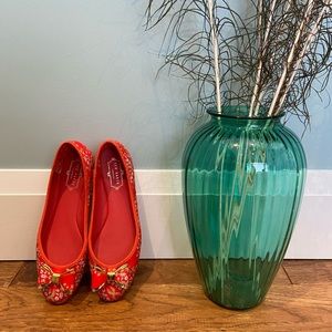 Ted Baker London Immep Ballet Flats in Red Kyoto